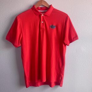 Southern Tide Mens Large The Skip Jack Florida Gators Polo Shirt Orange